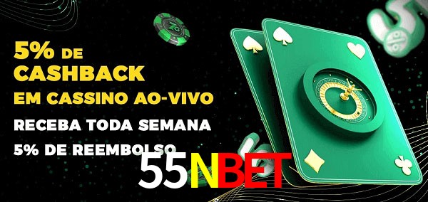 Promoções do cassino ao Vivo 55Nbet